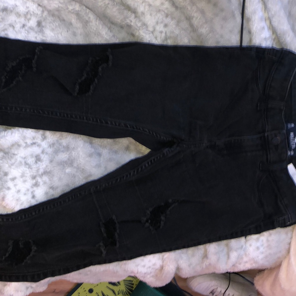 High rise Cropped jean leggings- Hollister